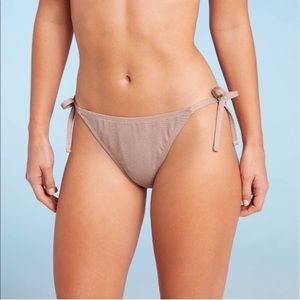 Brand NWT Shade & Shore Sparkly Bikini Bottom
